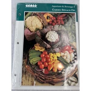 Vintage Southern Living Five Star Recipes Appetizer & Beverage 9 In Wrapper‎